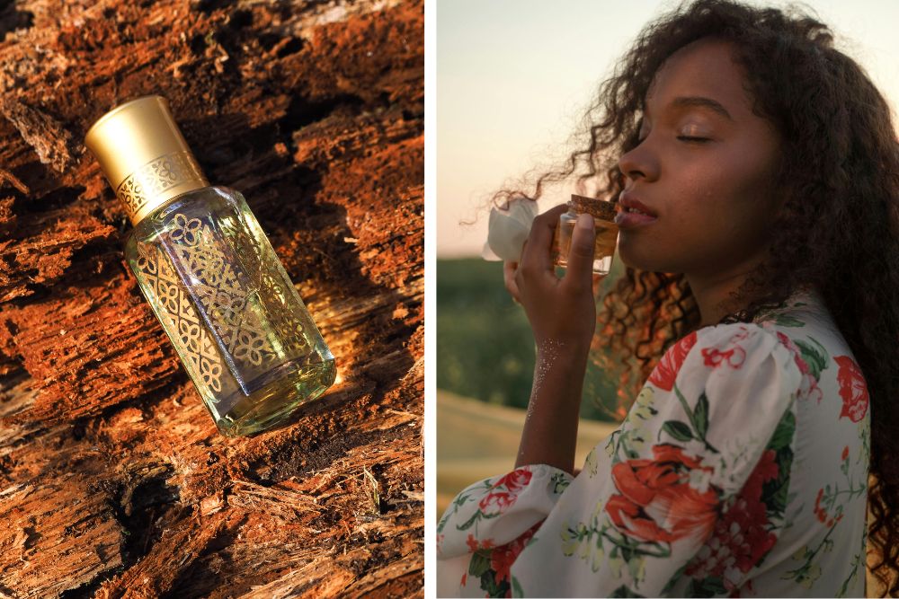 Aceites esenciales naturales preparados para la elaboración de perfumes y cosmética casera