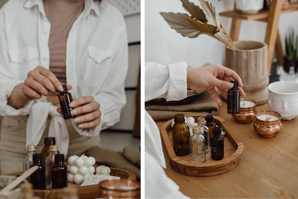 Mezclas aromáticas de aceites esenciales para mujeres