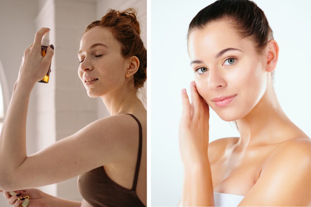 Uso del aceite esencial de árbol de té en el cuidado diario – spray, aplicación facial, mezcla con aceite.