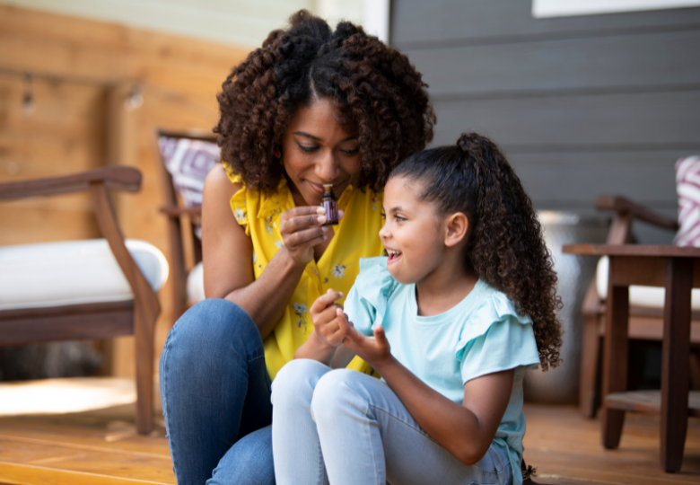Formas de uso de los aceites esenciales en niños